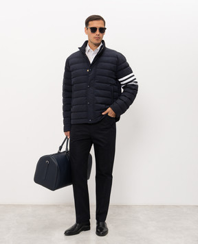 Thom Browne Blue down quilted jacket MJD136XF1095