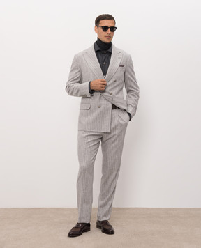 Brunello Cucinelli Gray wool shirt MY6660721