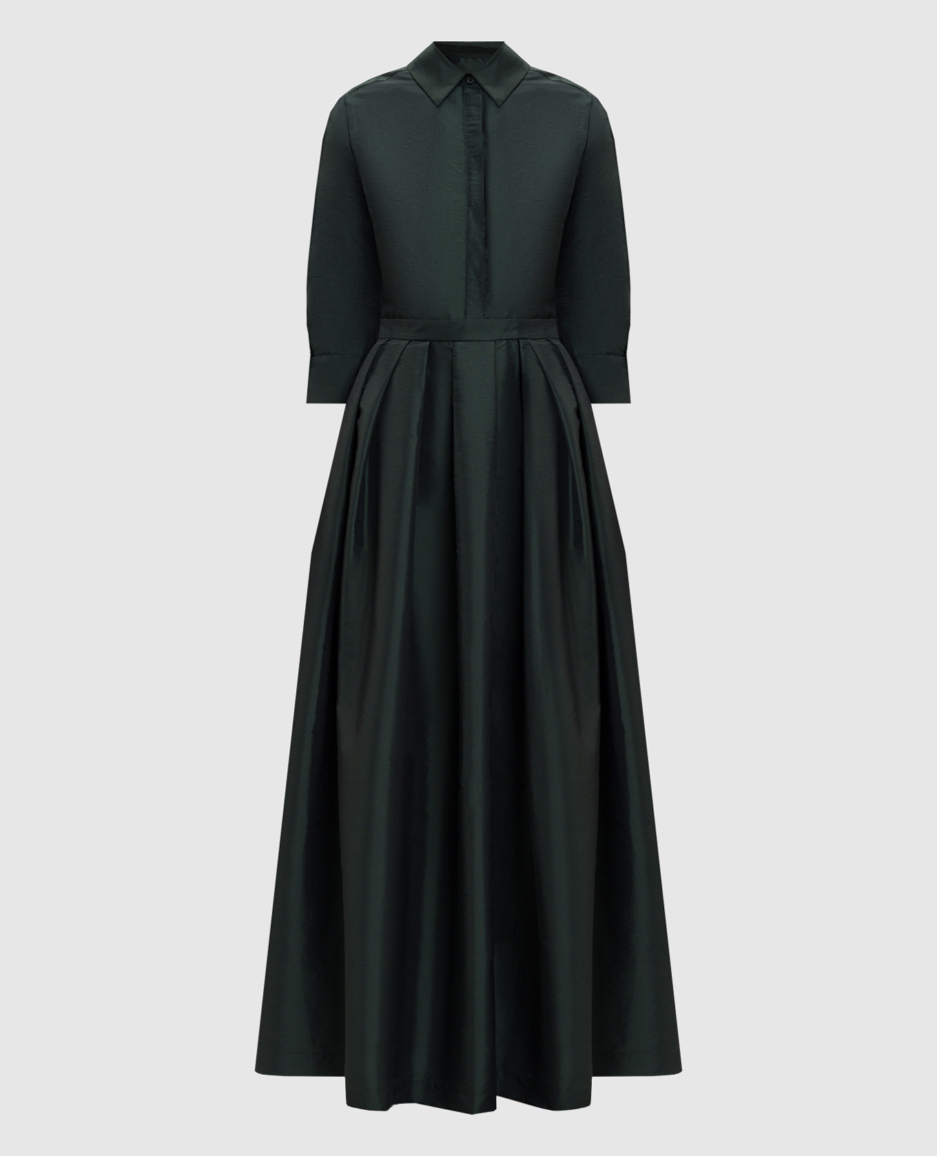 

Green maxi shirt dress Simkhai