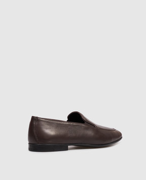 Stefano Ricci Brown leather loafers UC38G2361NPS