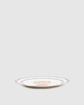Baci Milano Amhora white porcelain fruit plate PLA3DOL02