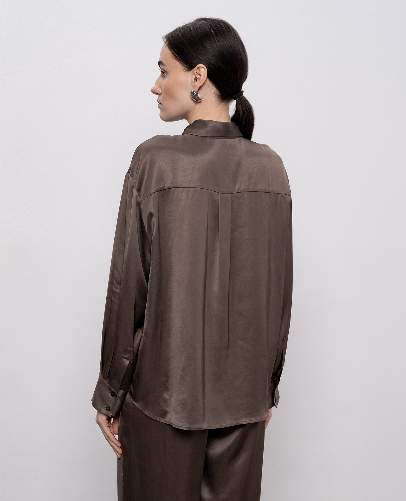 Brown blouse Peserico 4
