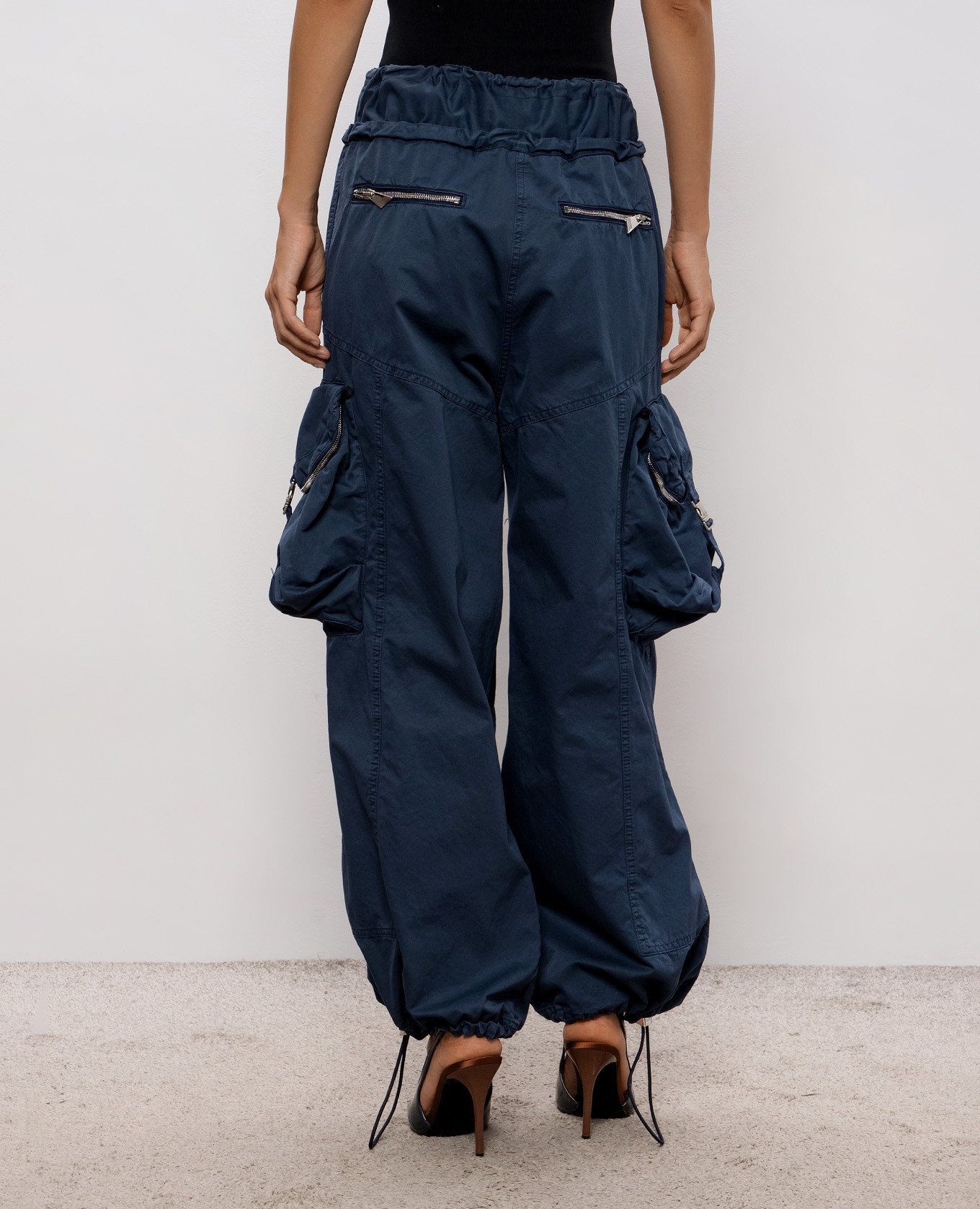 Blue cargo pants The Attico 4