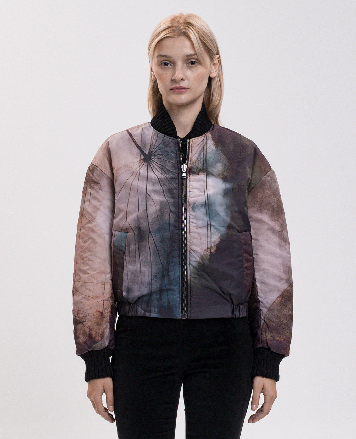 Reversible down bomber jacket Masnada 4