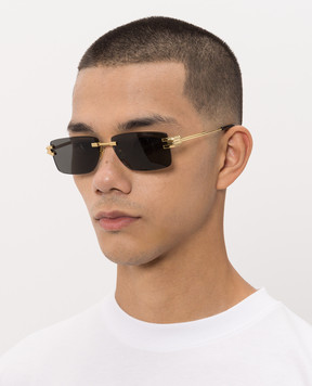 Bottega Veneta Gold sunglasses A002FEV4450