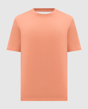 Brunello Cucinelli Orange T-shirt M0B138440