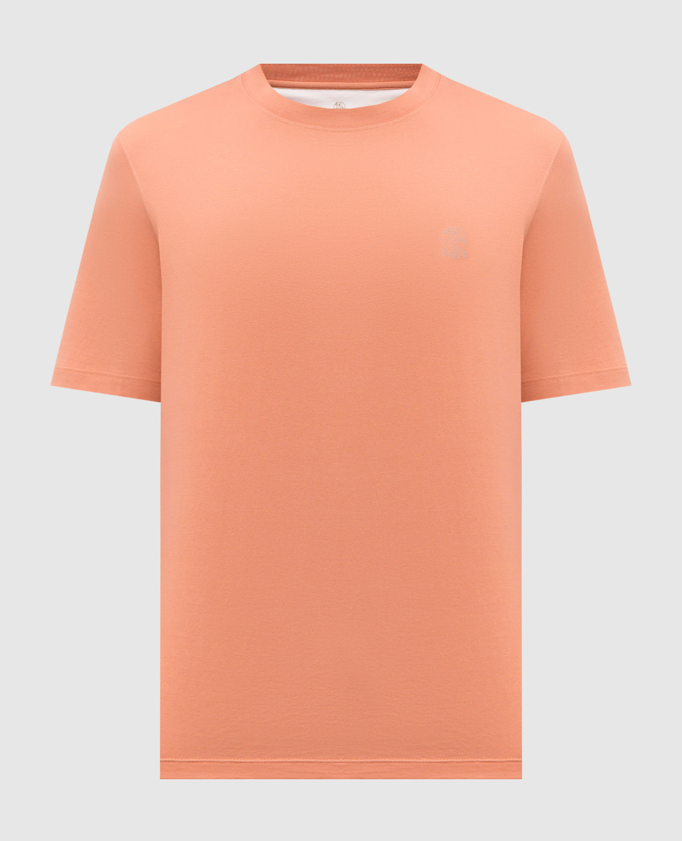 

Orange T-shirt Brunello Cucinelli