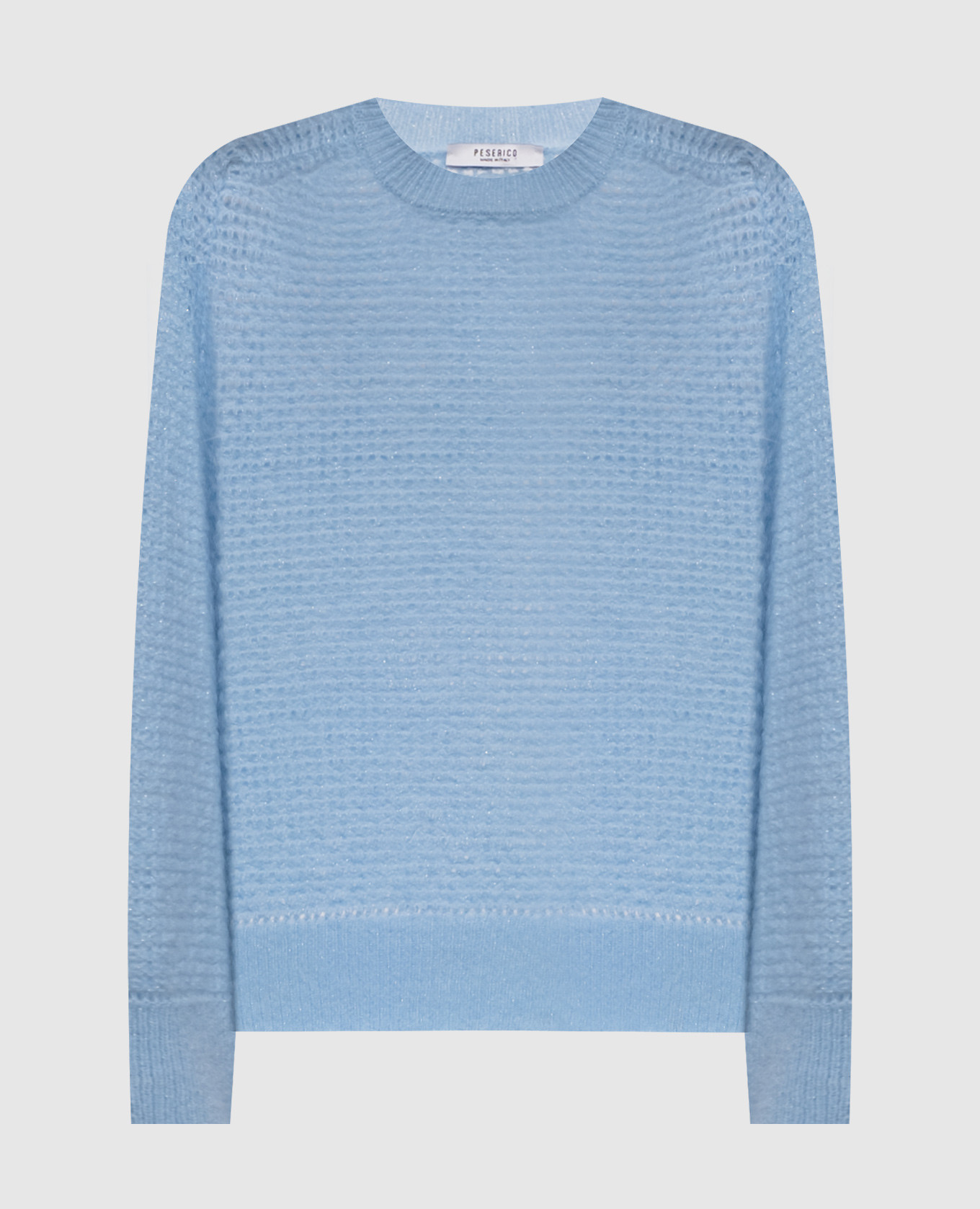 

Blue alpaca wool sweater Peserico, Light blue