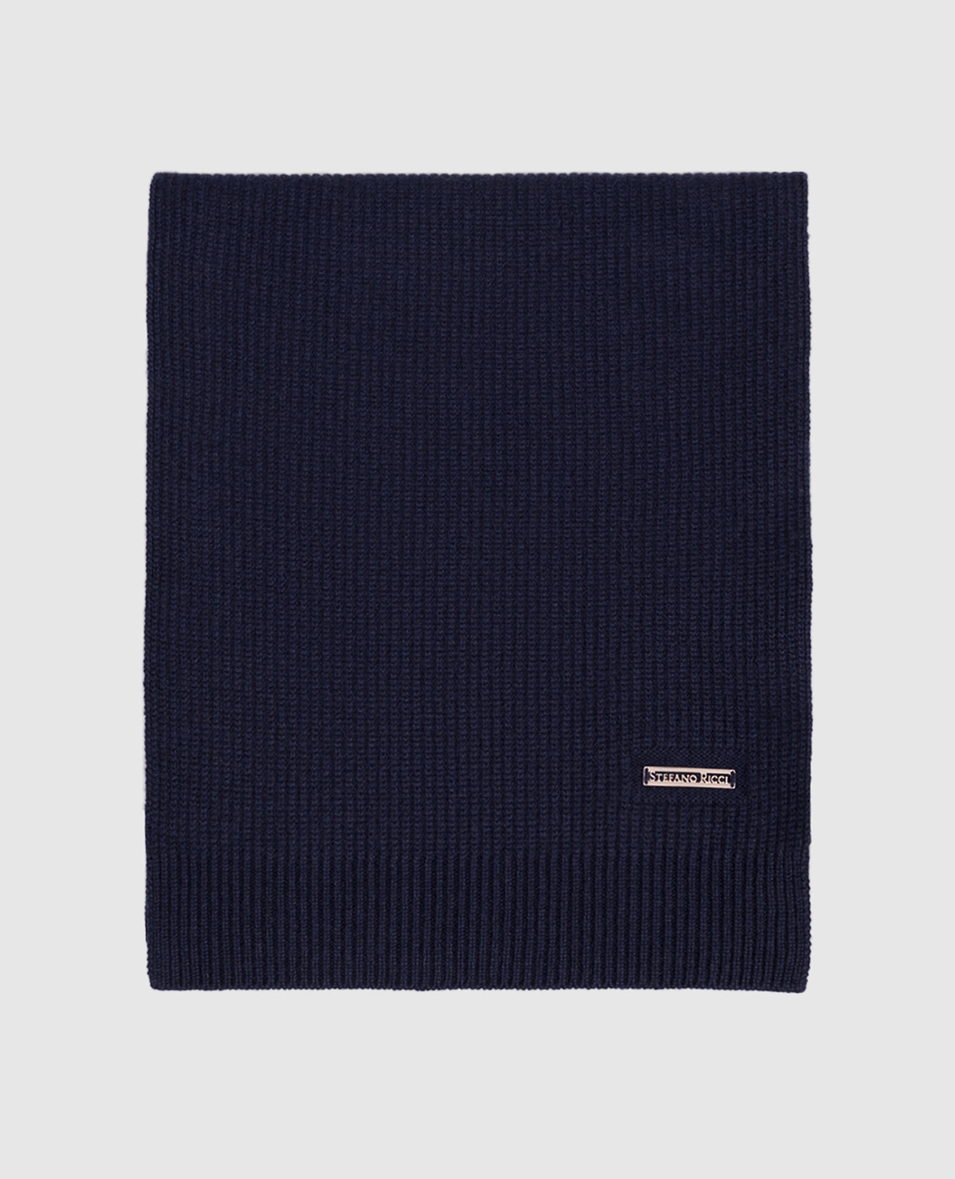 Blue cashmere scarf