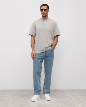 AGOLDE Blue jeans with a worn effect A6731206