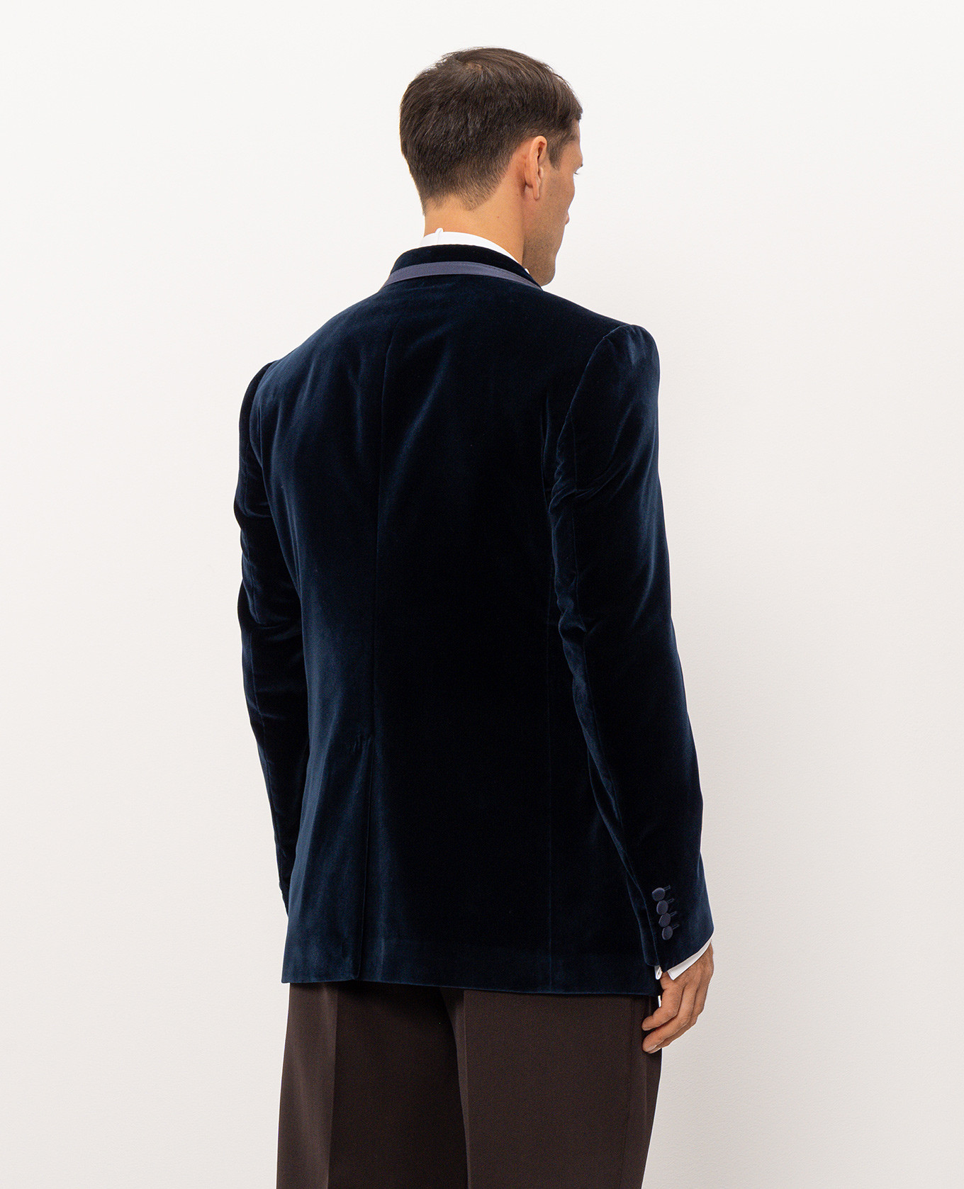 Sicilia blue velvet tuxedo jacket Dolce&Gabbana 4