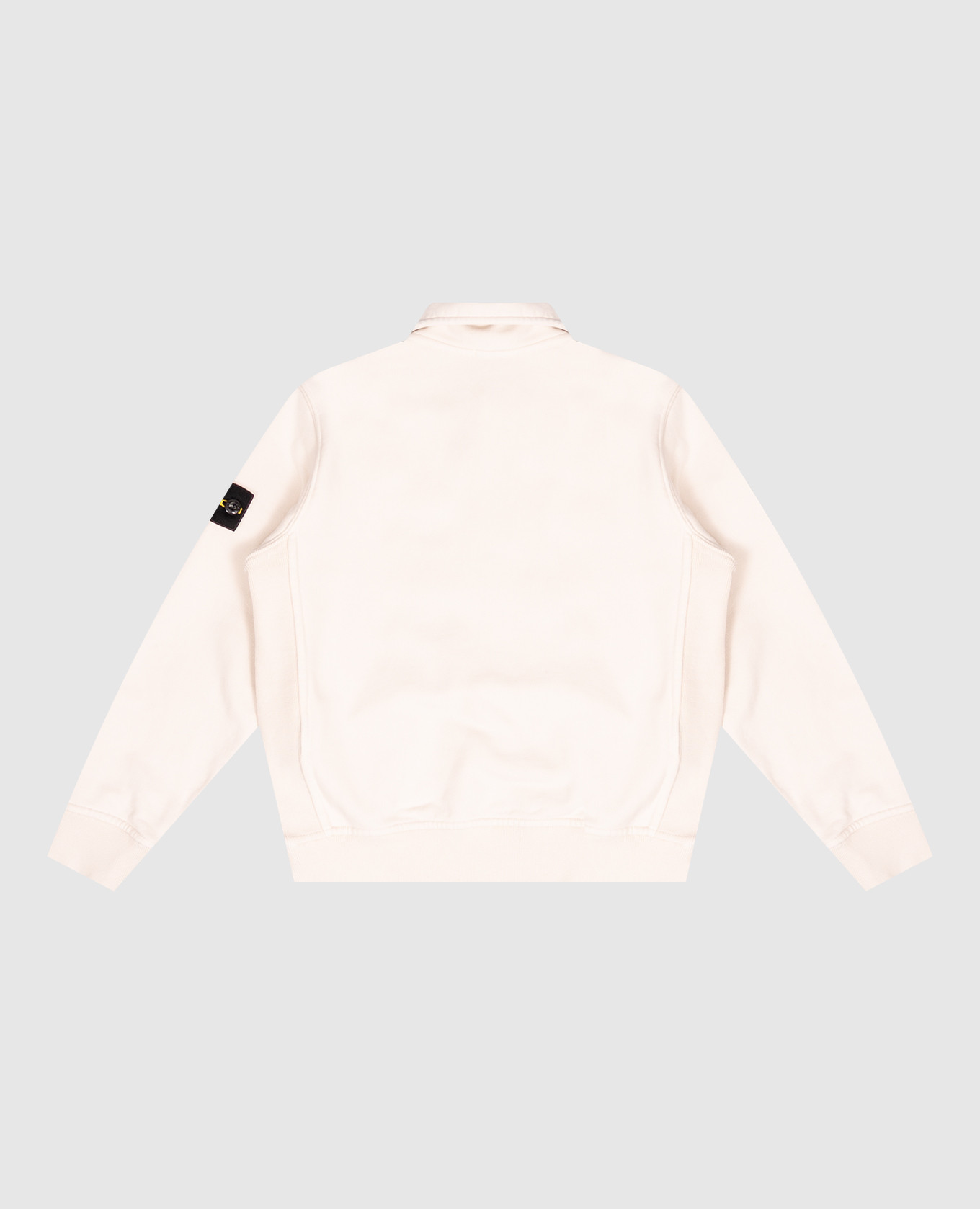 

Children's beige sweatshirt with polo collar Stone Island