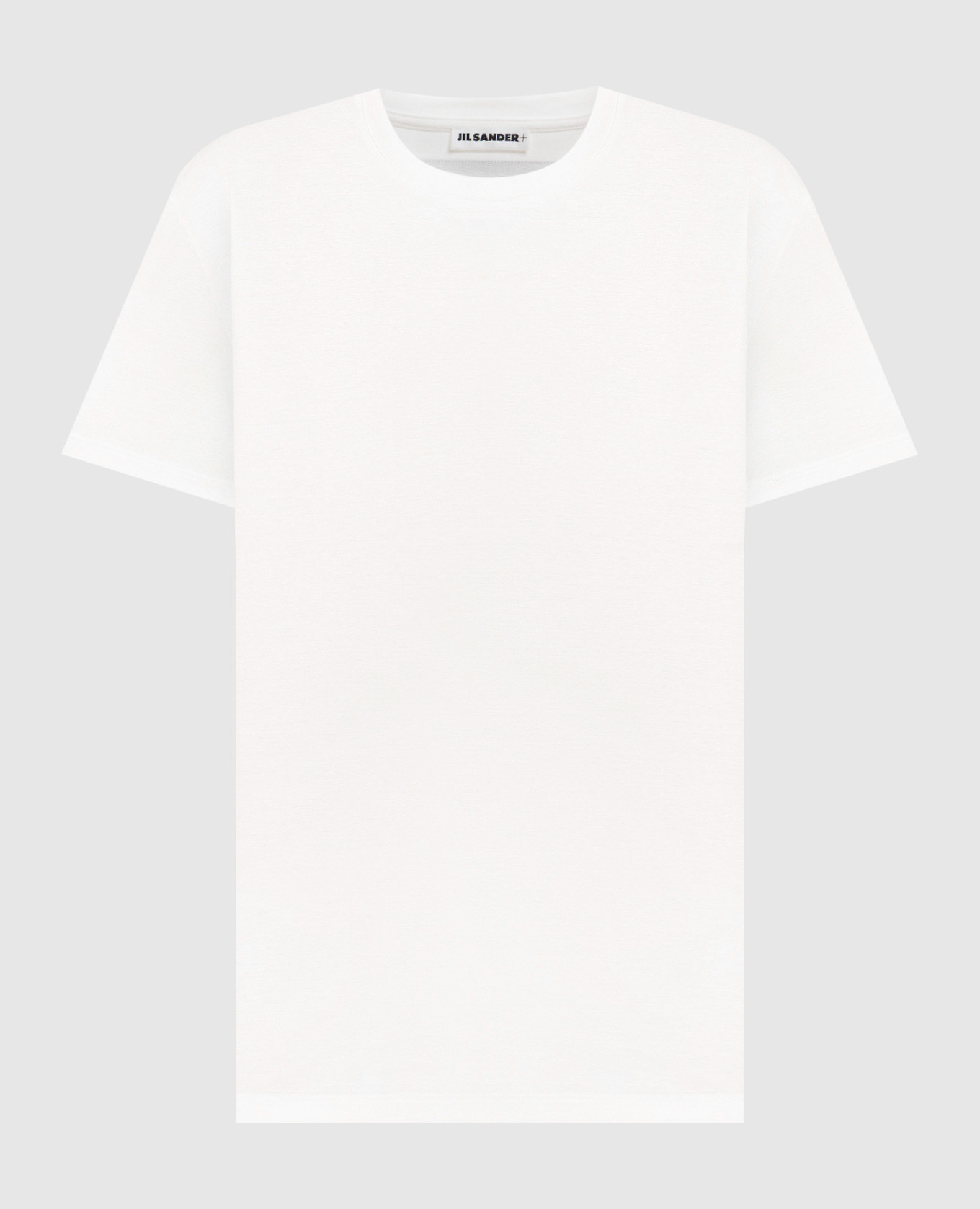 

White T-shirt with logo patch Jil Sander