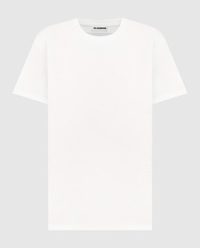 Jil Sander White T-shirt with logo patch J40GC0142J20103