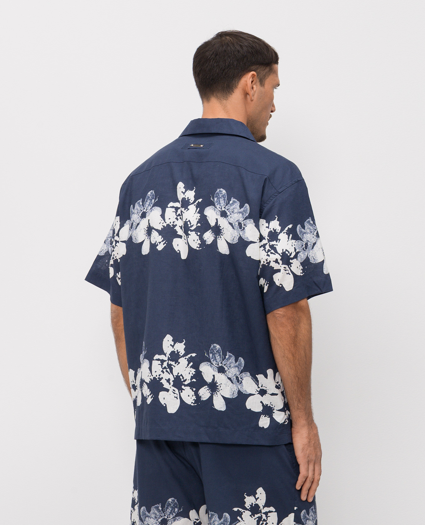 

Blue shirt with linen Iceberg