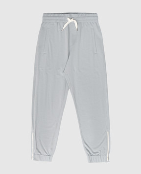 Brunello Cucinelli Children's blue joggers BE854E356A