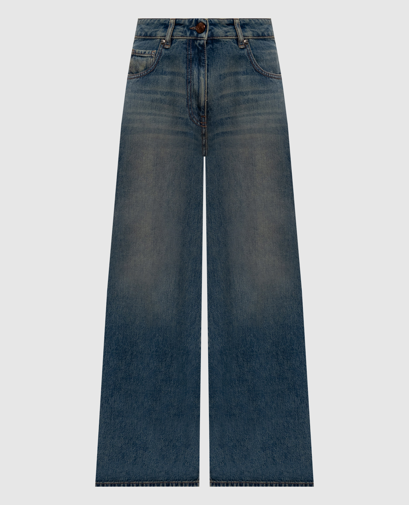 

Blue jeans with a worn effect Peserico