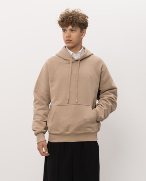 Ami Paris Beige hoodie USW758747m