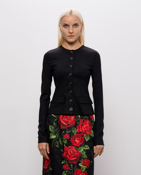 Dolce&Gabbana Black wool jacket F27HETFUBCE
