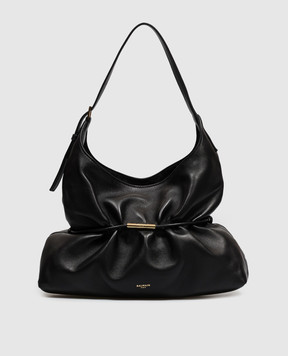 Balmain Black leather bag SPHYNX HN0DB094LNPH