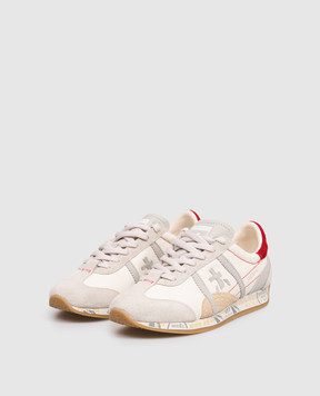 Premiata Jackyx ivory leather sneakers JACKYX25D8225