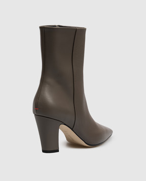 Aeyde Maris brown leather ankle boots AB0735002052226