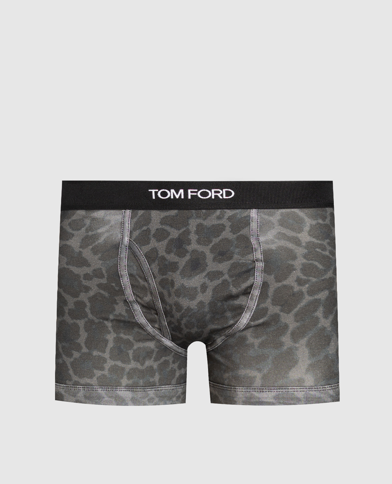 Grey printed boxer briefs