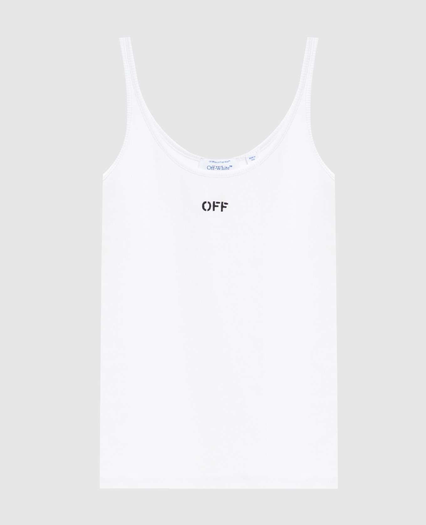 

White T-shirt with embroidered OFF logo Off-White