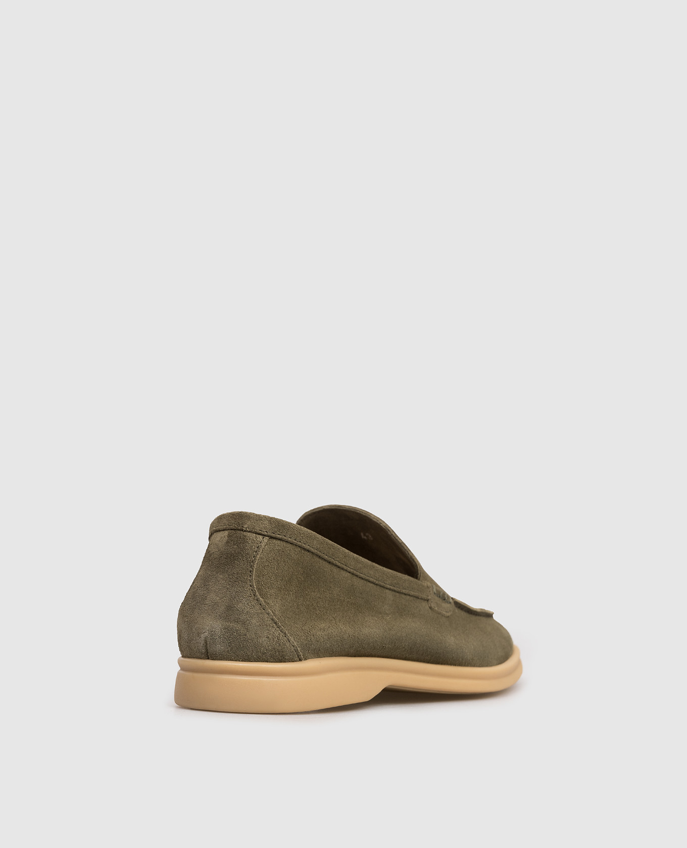

FELIX khaki suede loafers Lanciotti De Verzi