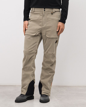 K-Way Mercantour Corduroy Ski Pants Khaki K6126UW
