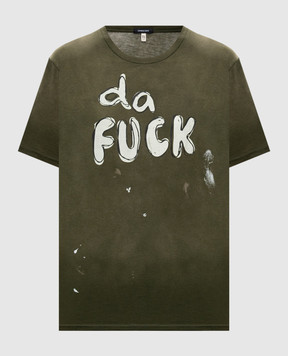 R13 Khaki T-shirt R13WK001158CH