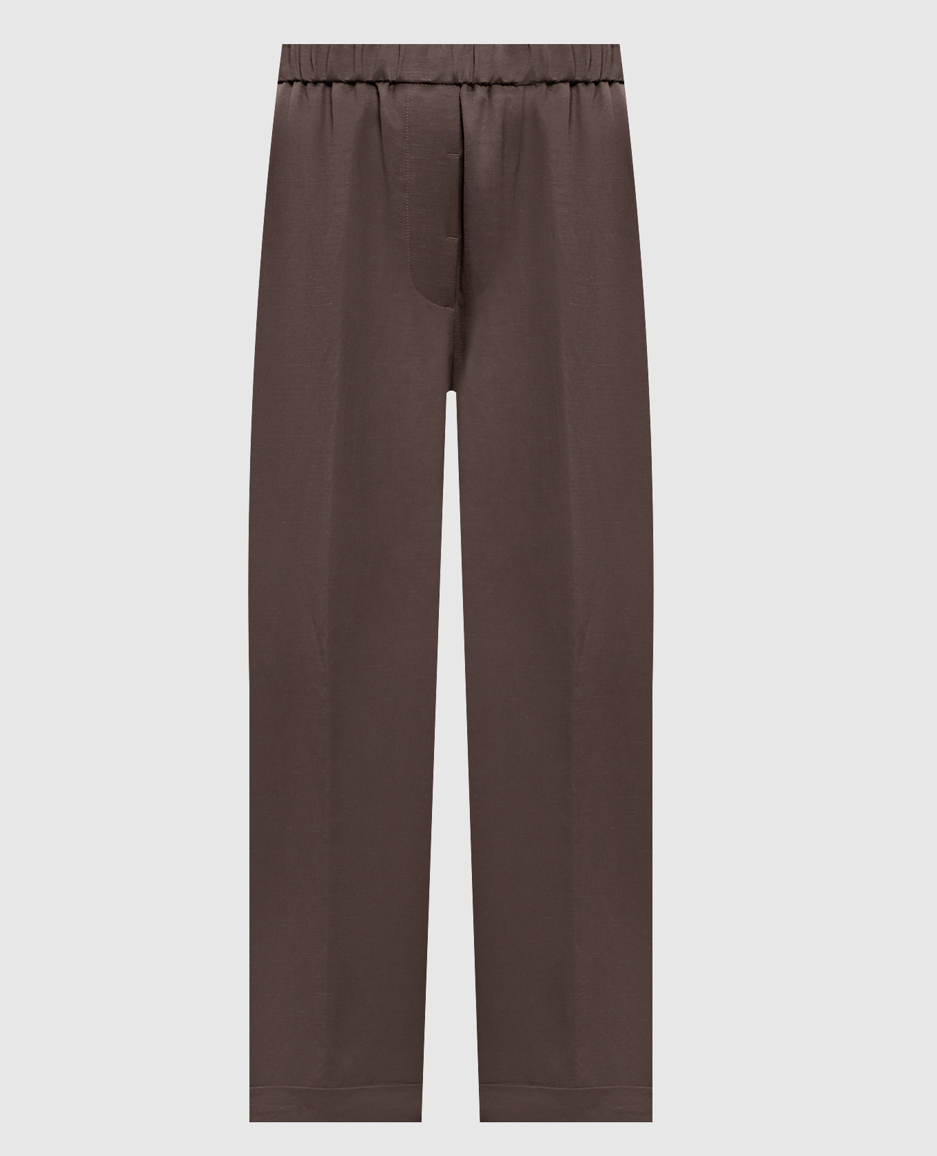 

Brown linen pants Peserico