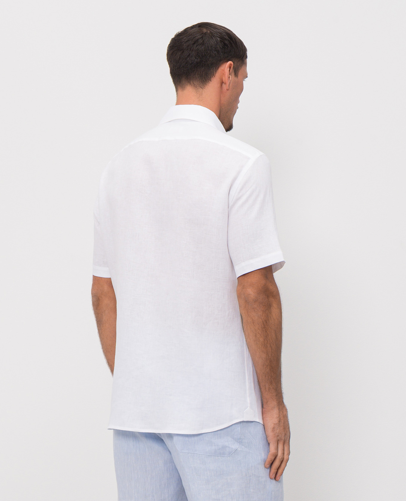 

White linen shirt Castangia dal 1850
