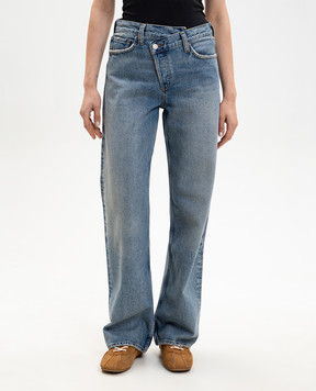 AGOLDE Criss Cross Blue Distressed Jeans A3171885
