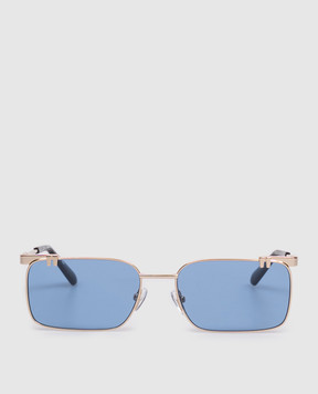 Off-White Gold sunglasses with OFF logo OW2031764559