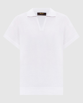 MooRER White polo shirt DANICA DANICACRE