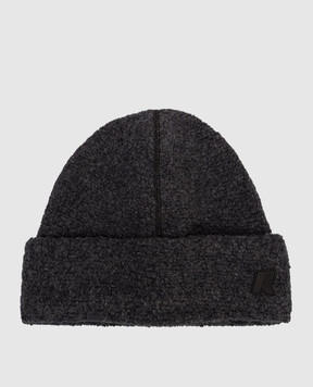 K-Way Gray Semnos hat with wool K6133FW