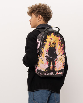 Sprayground Children's black backpack DRAGON BEAR SHOCKWAVE 910B8617NSZ