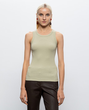 JOSEPH Yeux green striped T-shirt JF009854