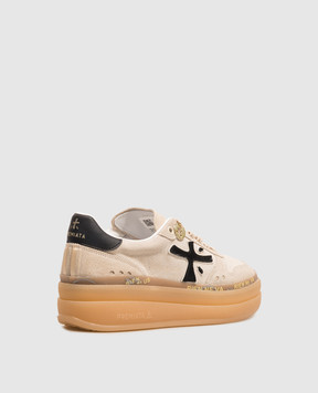 Premiata Beige suede sneakers Micol MICOL8569