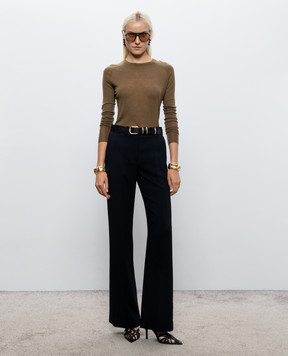 JOSEPH Geras brown cashmere jumper JF009900