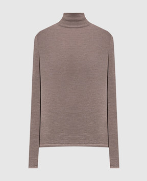 Max Mara Beige cashmere turtleneck GATTO MXMGATTO