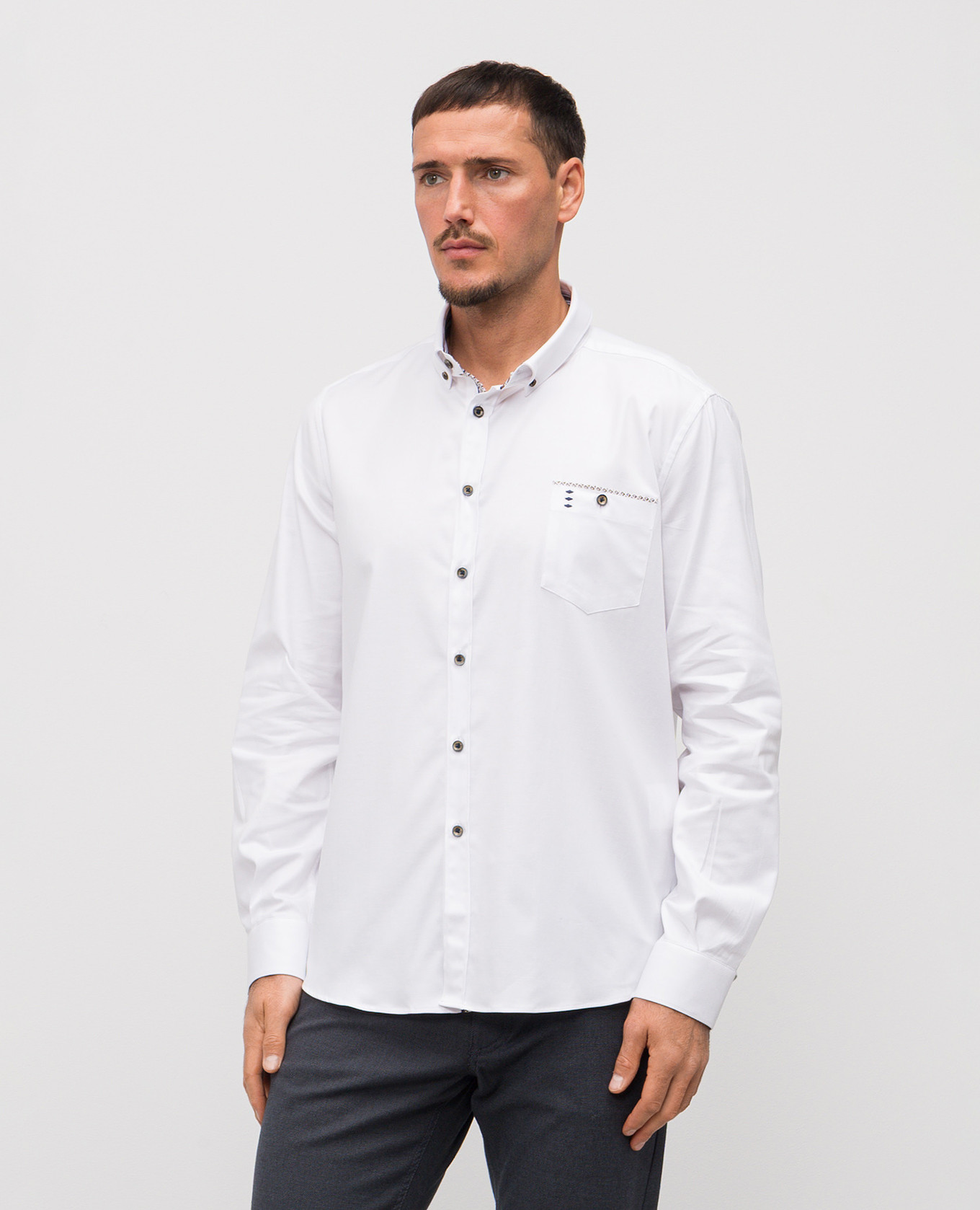 

White shirt with emblem Florentino