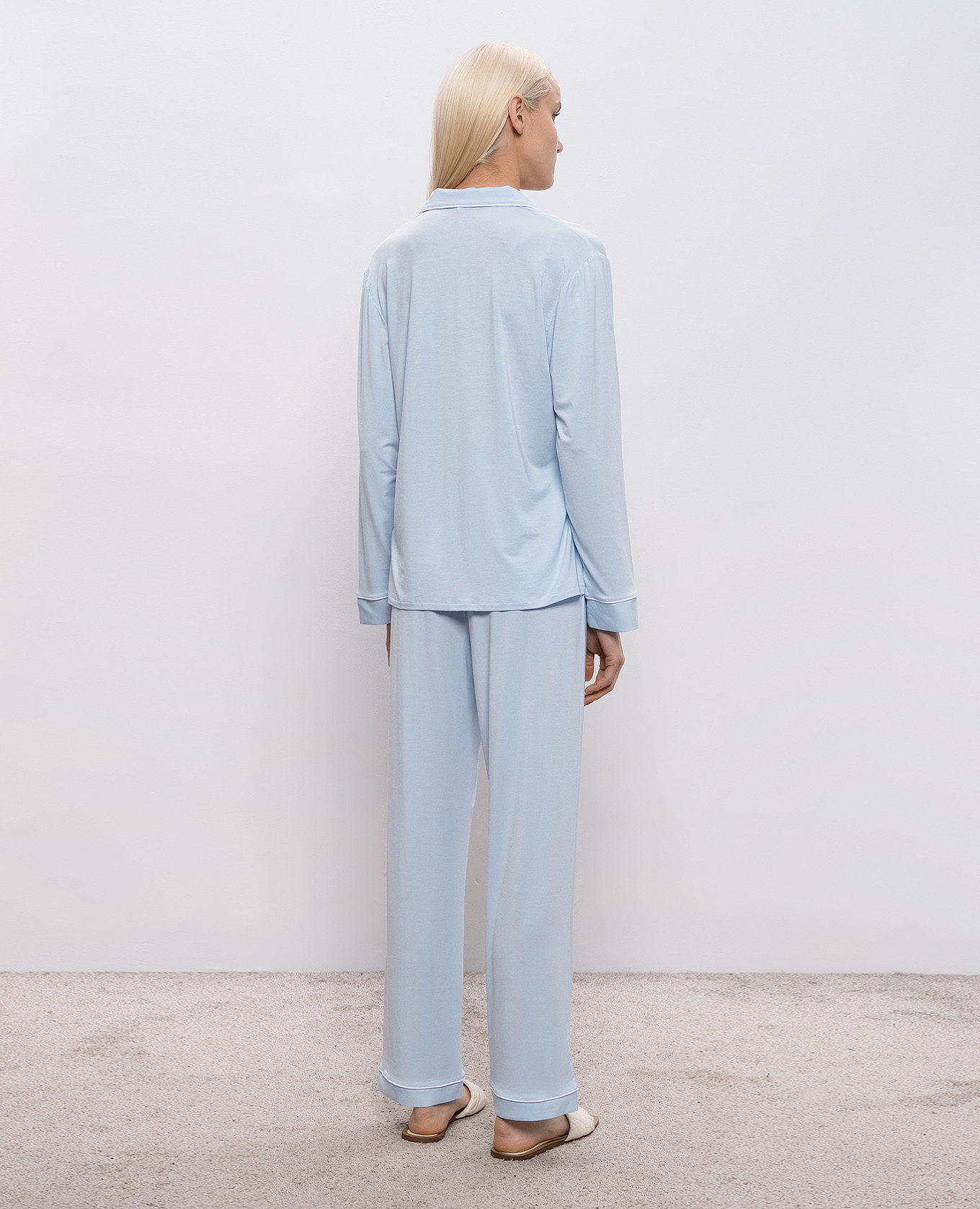 

Blue pajamas with edging Dore & Rose, Light blue