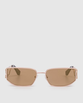 Off-White Allen gold sunglasses with Arrow logo OW1027767460