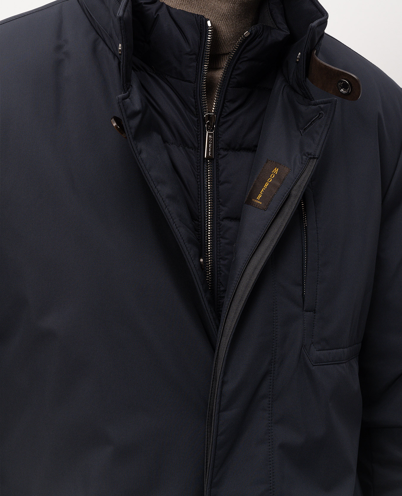 

Blue down jacket IDEON MooRER