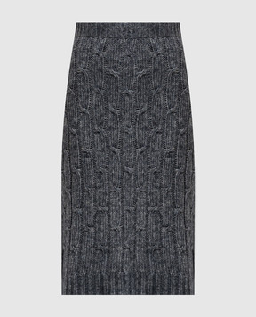 Max Mara Gray OTELLO skirt with alpaca wool OTELLO