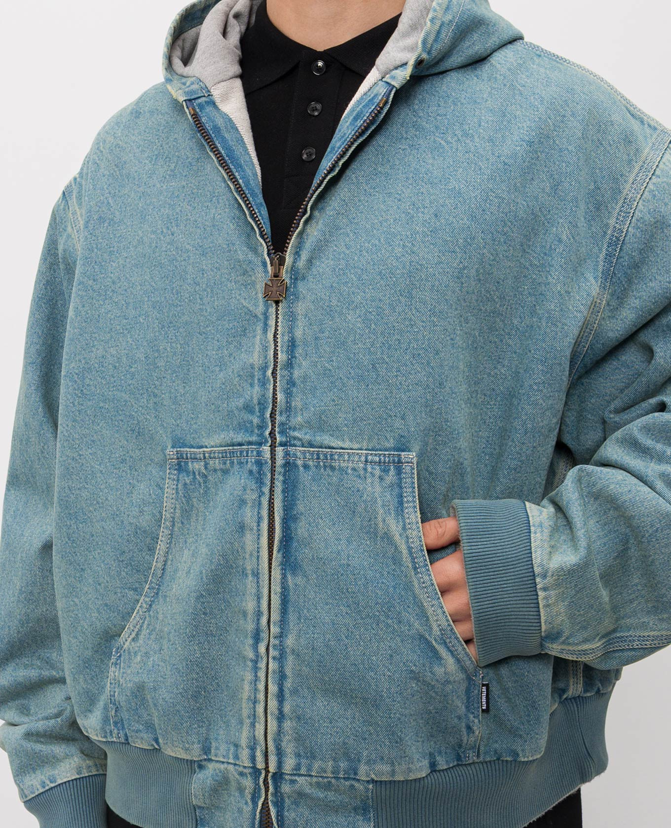 Blue denim jacket Vetements 5