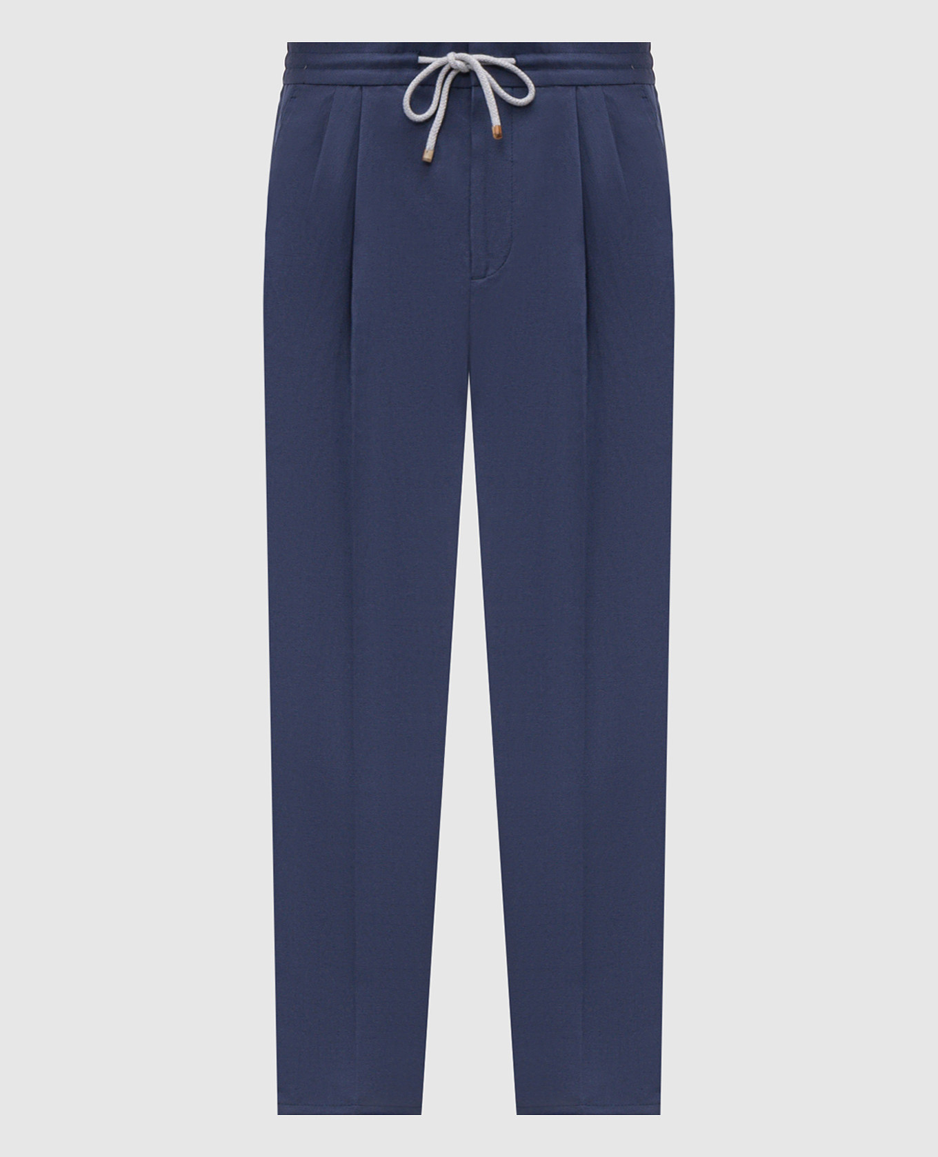 Blue linen pants