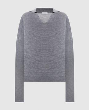 Peserico Gray sweater with wool A99271F1809771